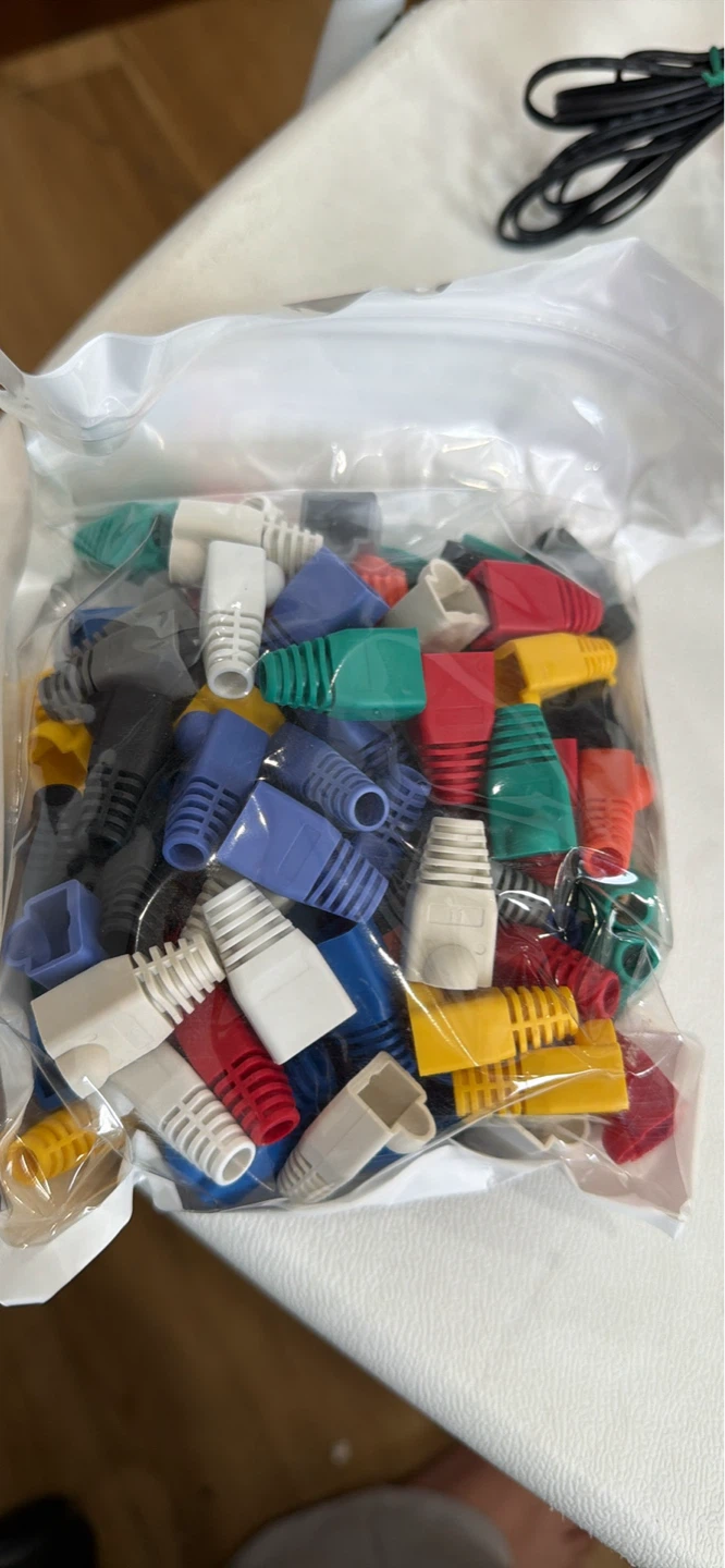 ITBEBE RJ45 CAT6 CAT5/5E Strain Relief Boots - 100 Pieces - photo 2