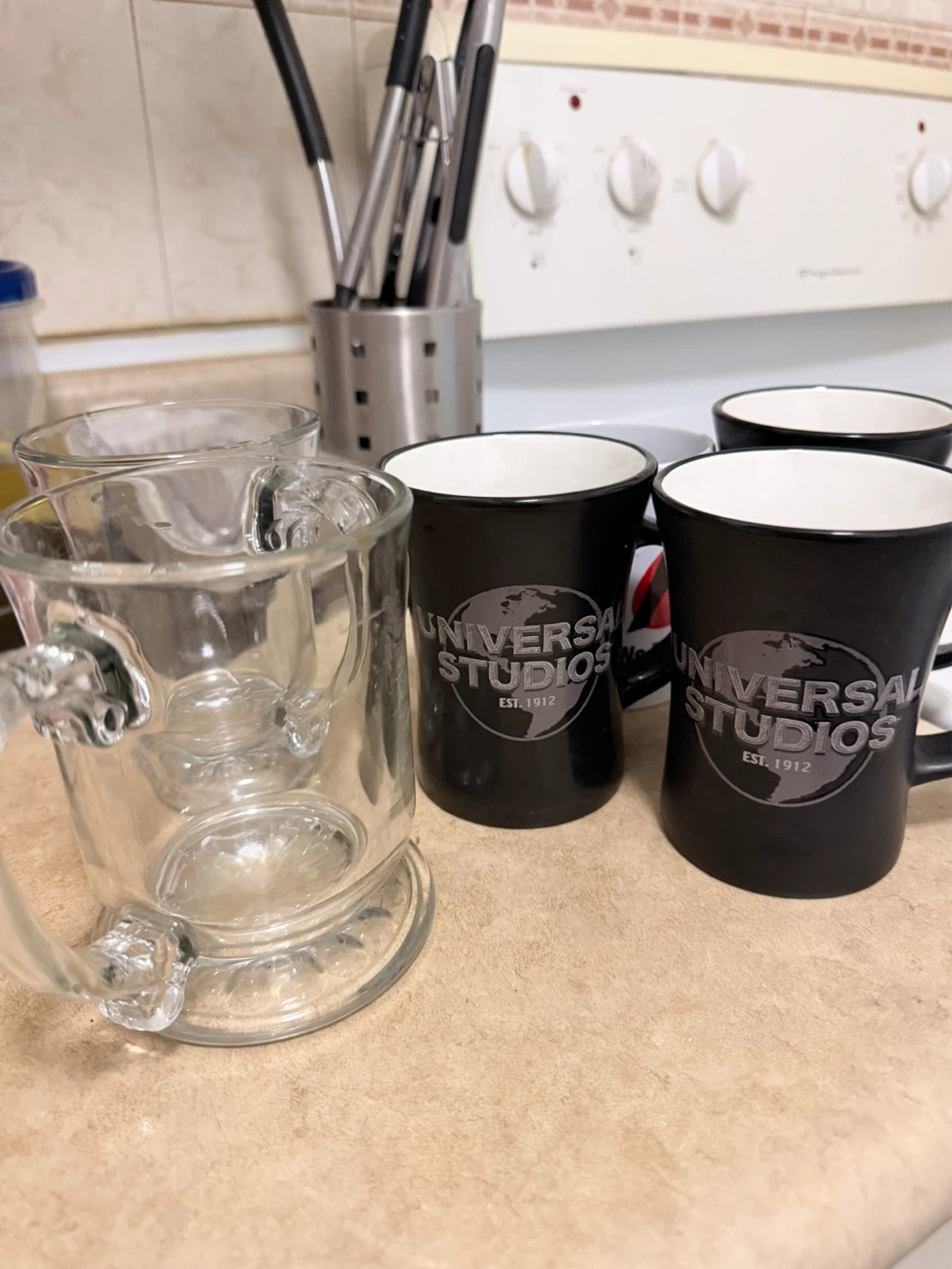 Universal Studios Canada Mugs and Glass Cups Set