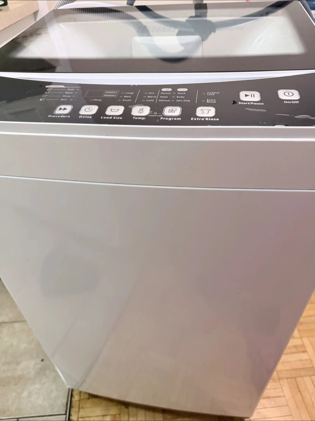 Black+Decker Top Load Washing Machine