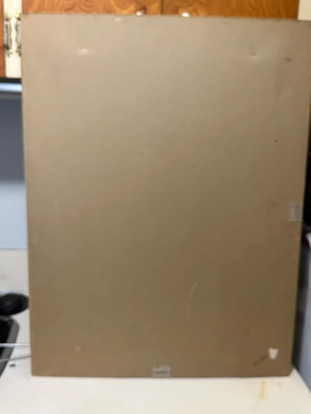 Vintage ornate plastic framed mirror - photo 4