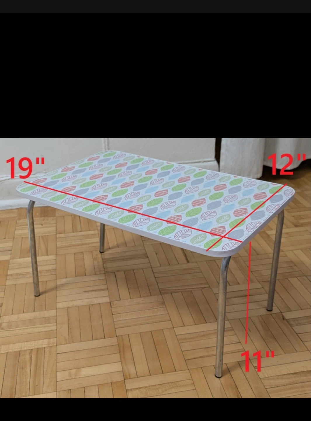 Kids Folding Table - Leaf Print - photo 3