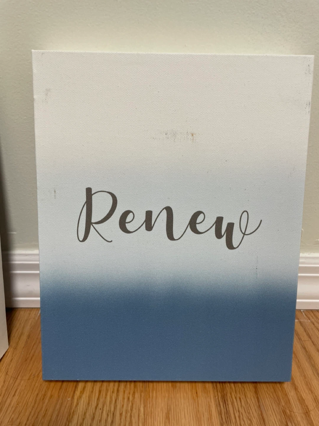 Set of 3 Canvas Wall Art - Relax, Refresh, Renew - photo 2