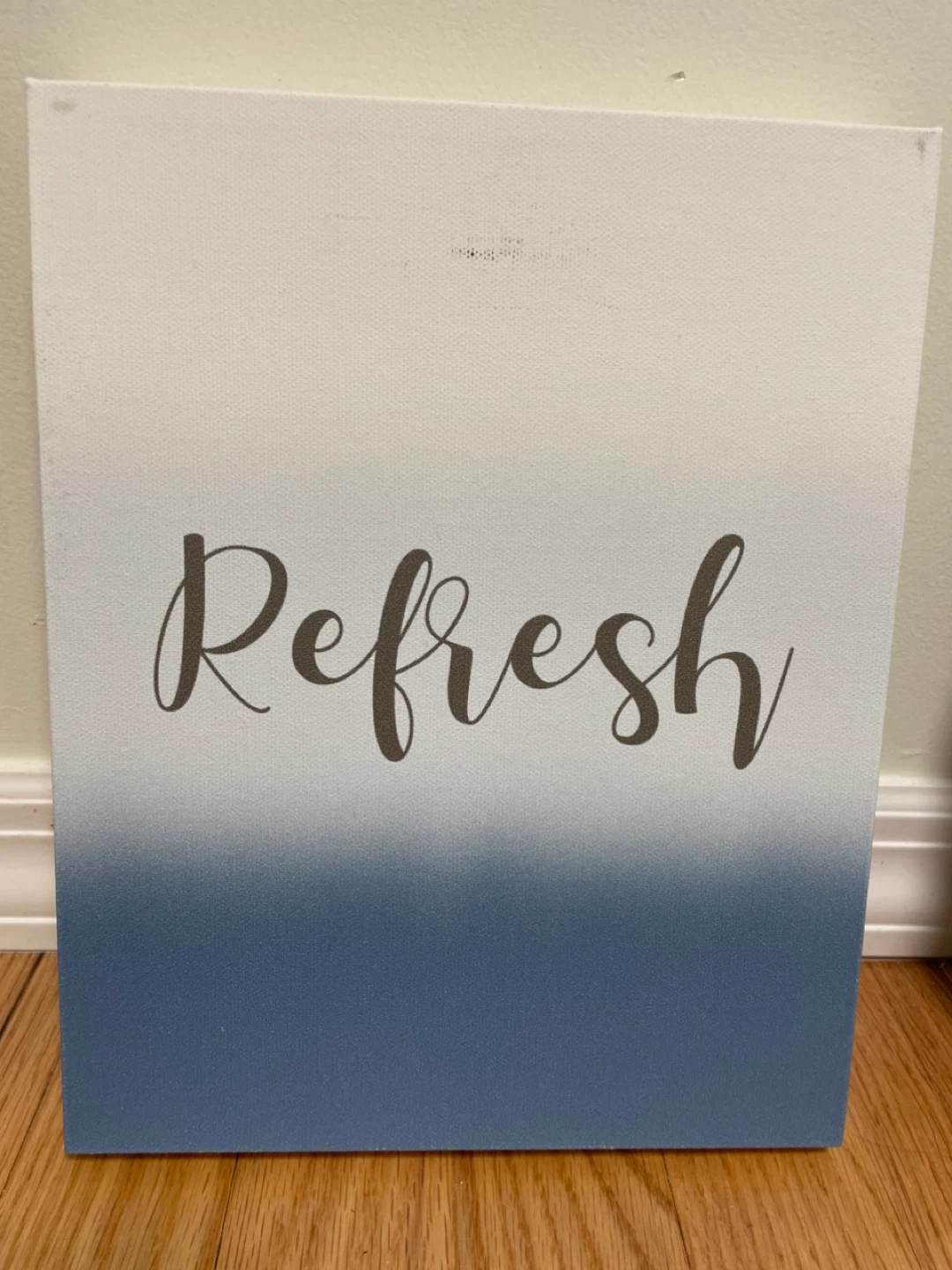 Set of 3 Canvas Wall Art - Relax, Refresh, Renew - photo 3