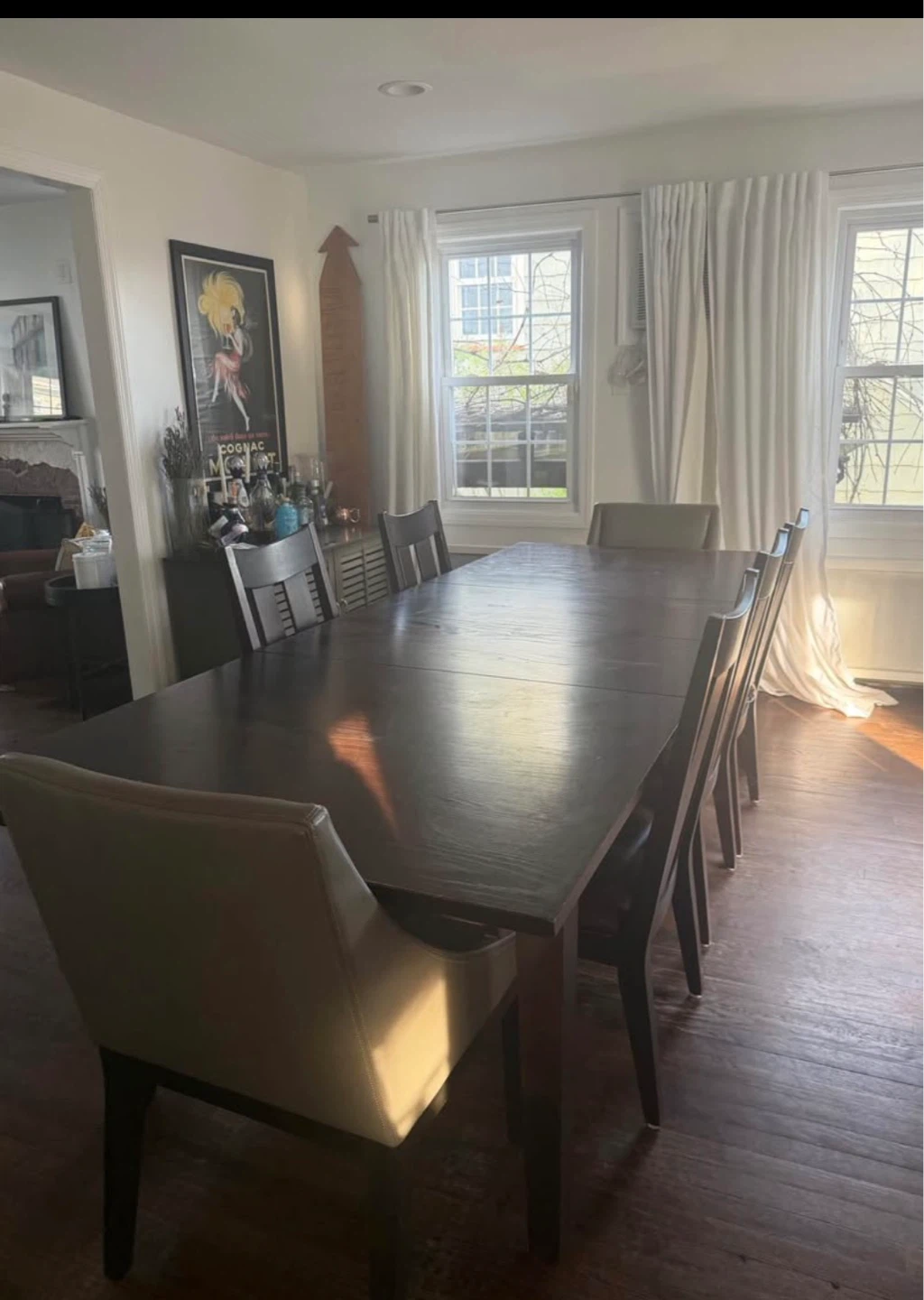Wooden Dining Table with Chairs - photo 2
