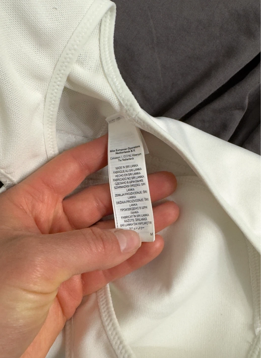 Nike Dri-FIT White Sports Bra Size M - photo 5