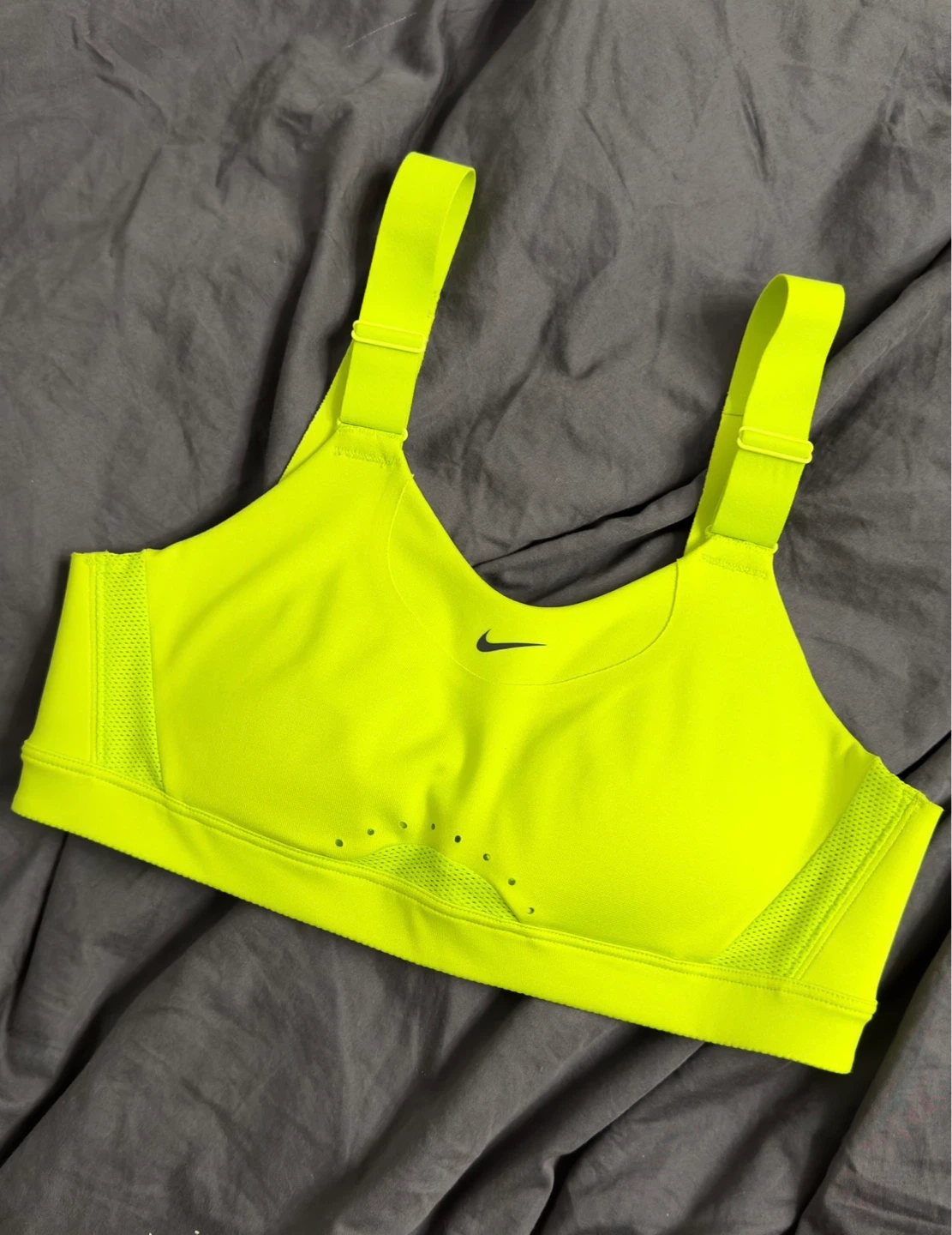 Nike Dri-Fit Sports Bra XS Neon Yellow