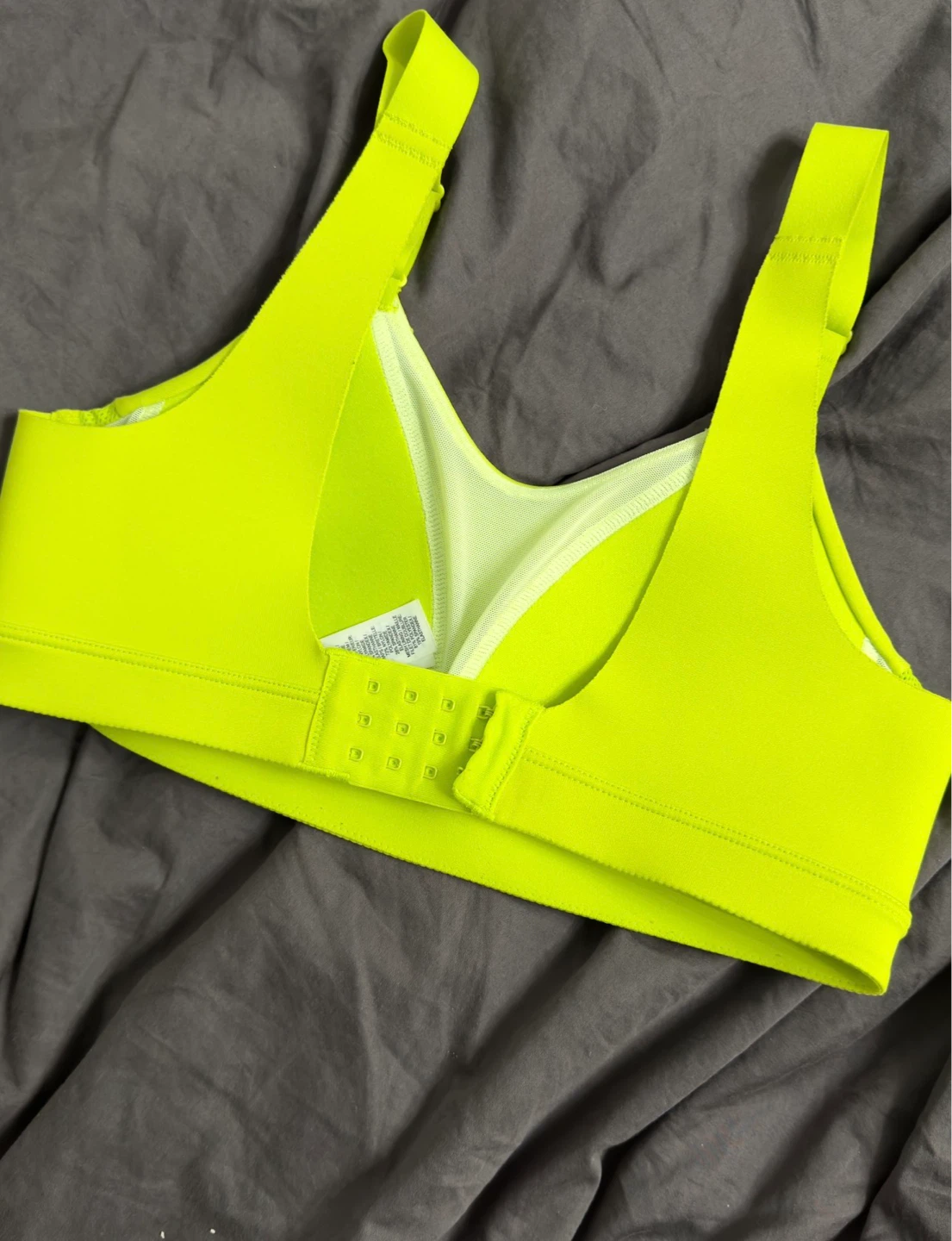 Nike Dri-Fit Sports Bra XS Neon Yellow - photo 2