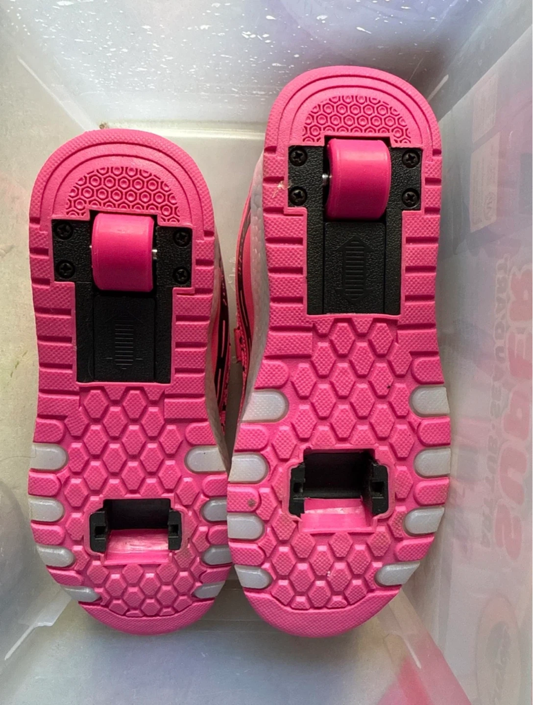 Pink Roller Shoes with Lights