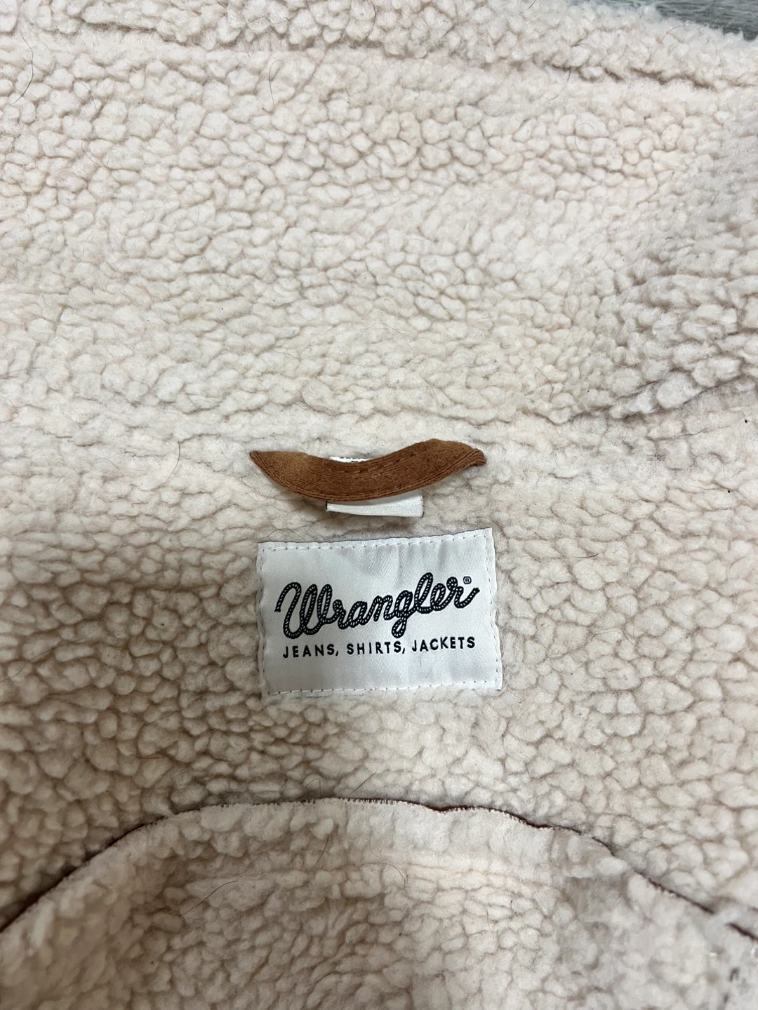 Wrangler Suede Sherpa Lined Jacket - photo 4