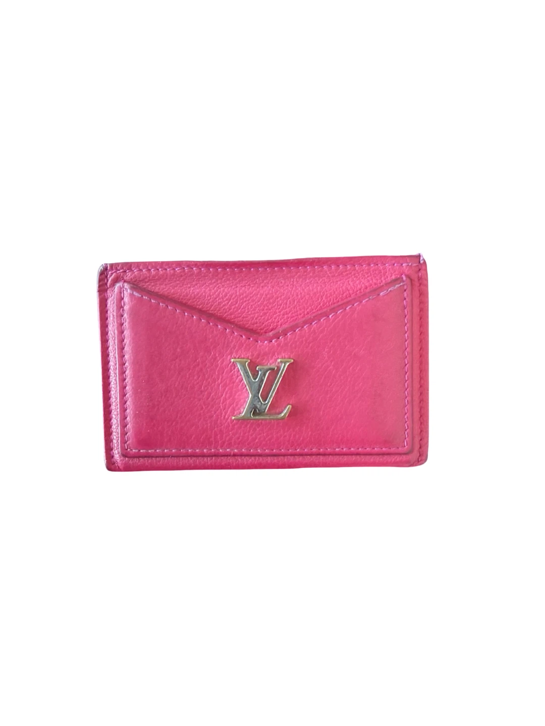 Louis Vuitton Pink Epi Leather Card Holder