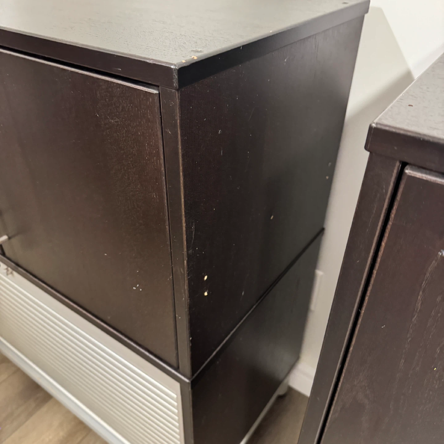 Dark Brown Storage Cabinet , moving sale - photo 5