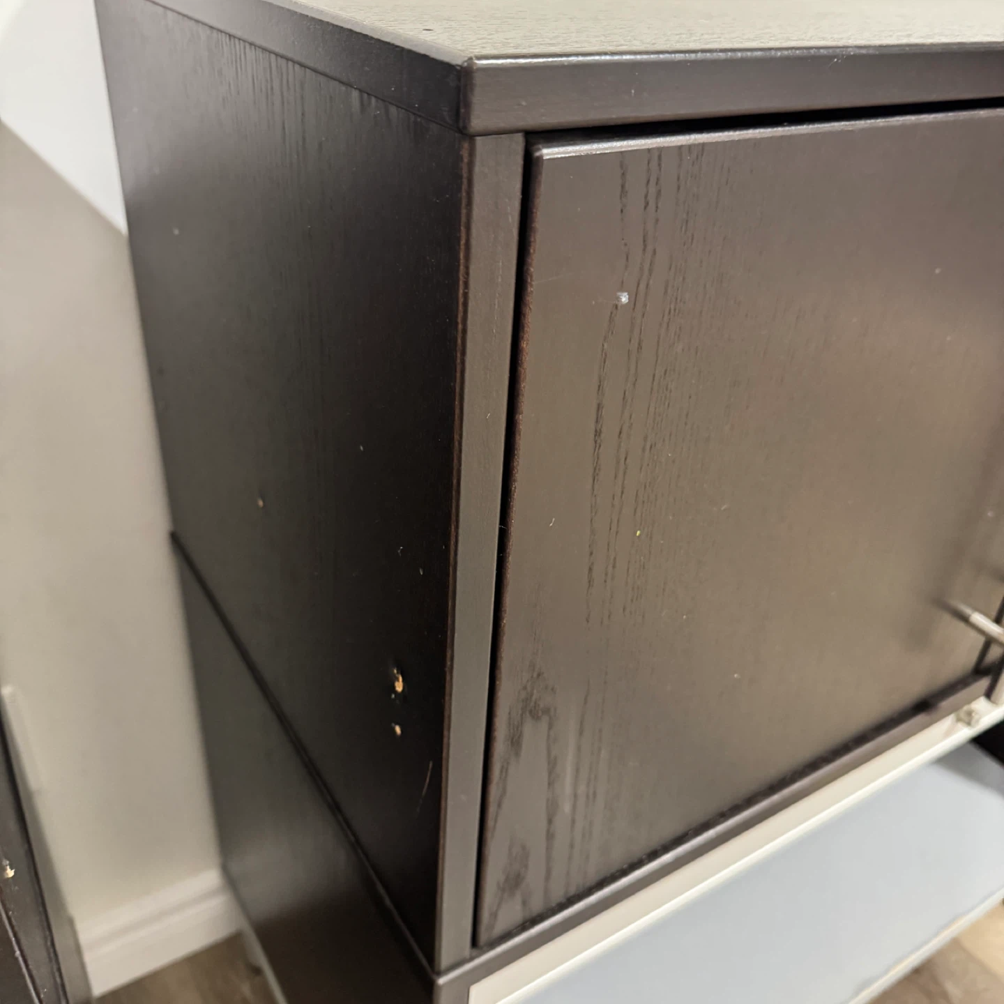 Dark Brown Storage Cabinet , moving sale - photo 4