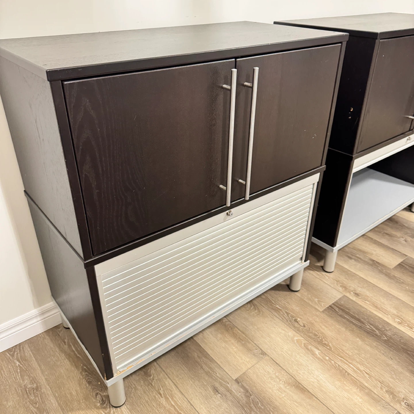 Dark Brown Storage Cabinet , moving sale