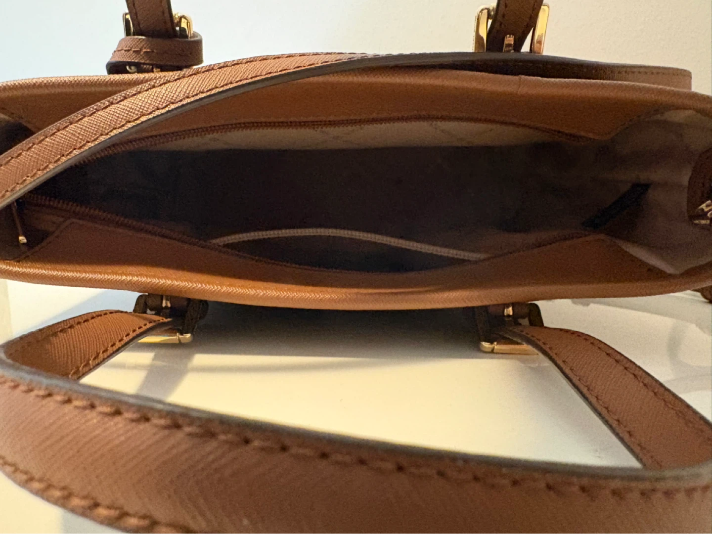 Authentic Michael Kors Jet Set Travel XS Tote Bag - Brown - photo 5