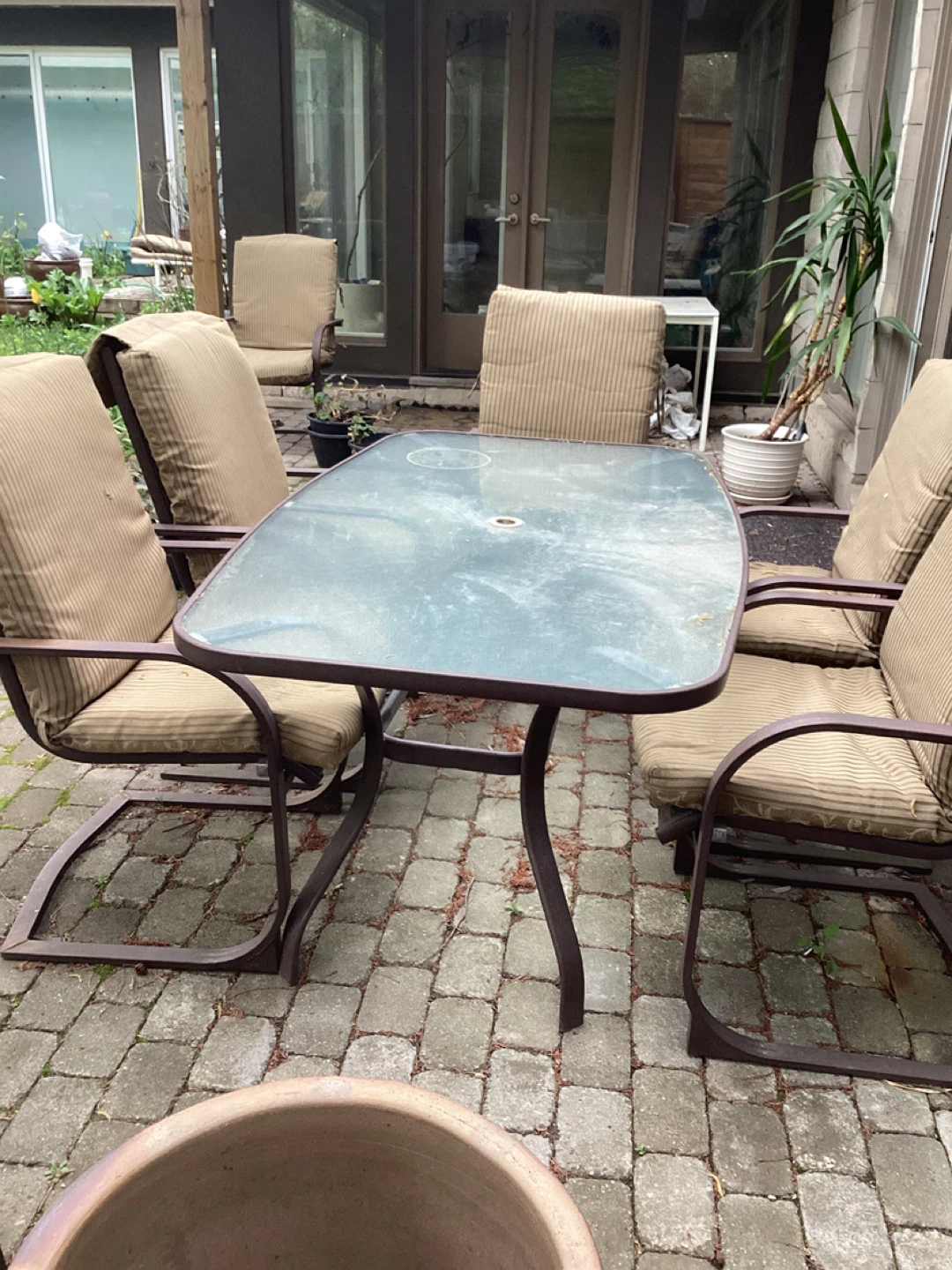 Patio Dining Set - 6 Chairs, Table, and more