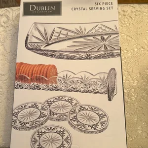 Dublin Collection Crystal Serving Set - Six Piece