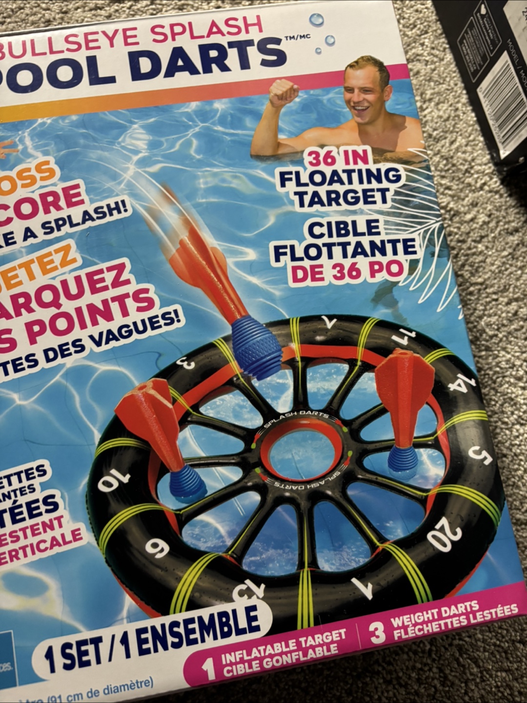Banzai Bullseye Splash Pool Darts - photo 4