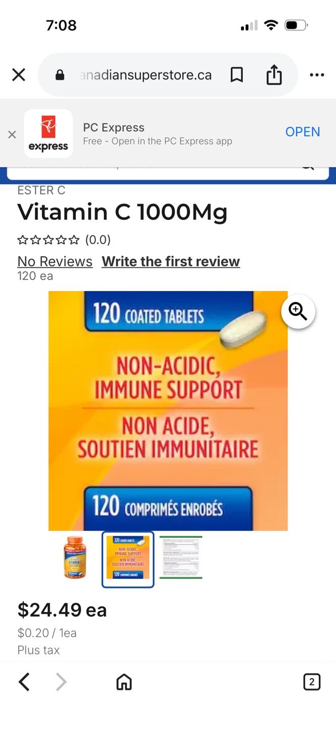 Vitamin C Coated Tablets - 120 Count - photo 5