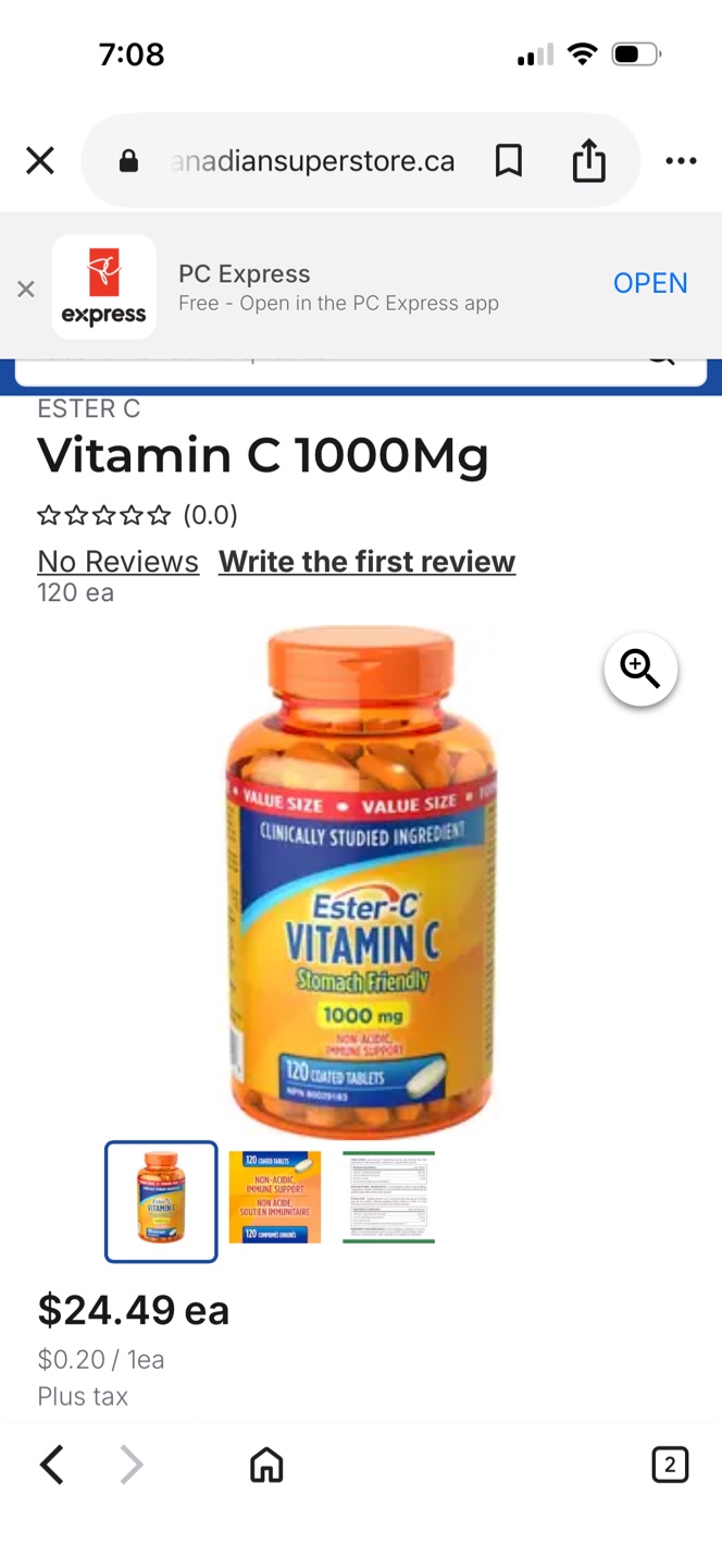 Vitamin C Coated Tablets - 120 Count - photo 4