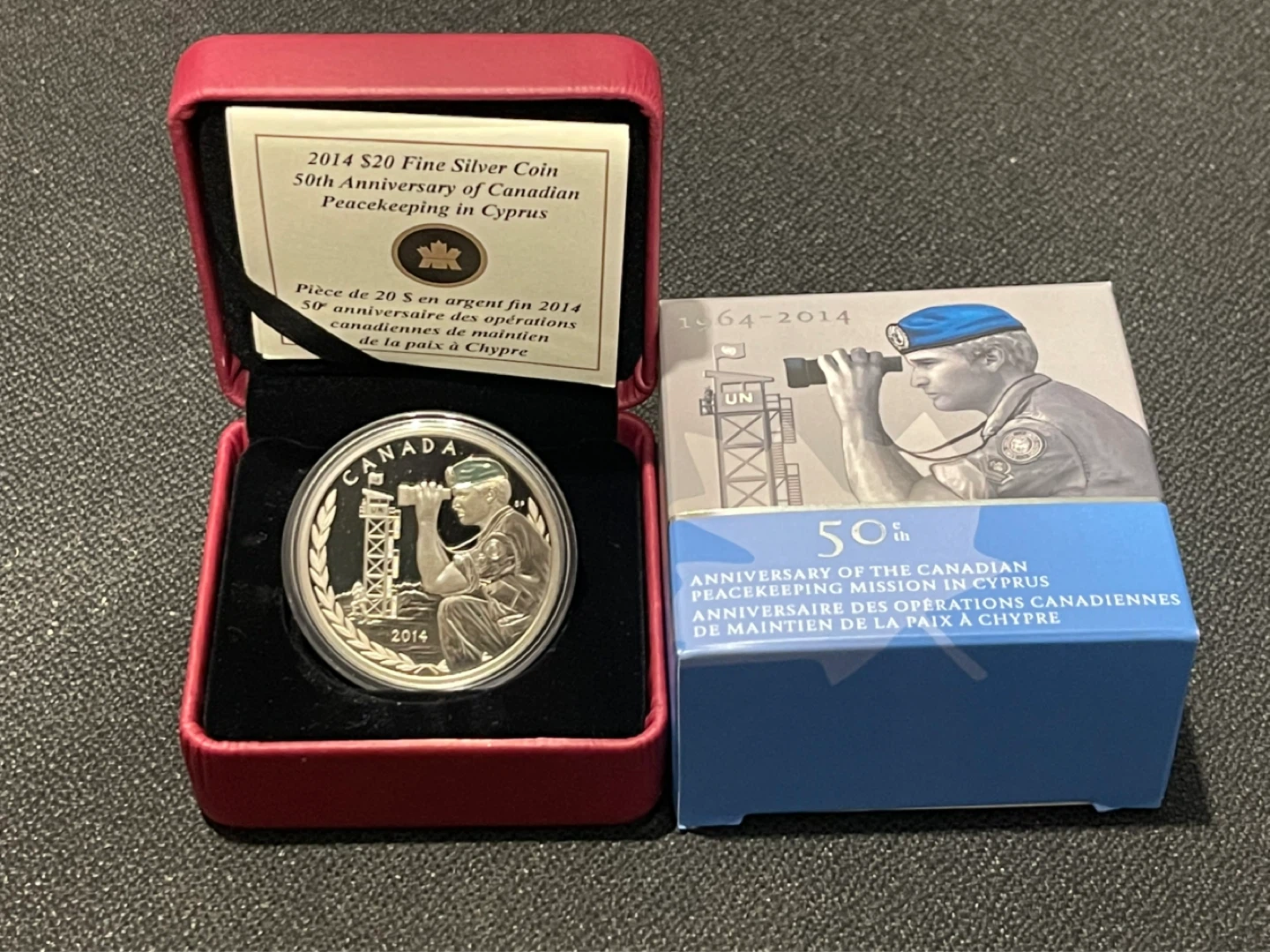 2014 $20 Fine Silver Coin - 50th Anniversary of Canadian