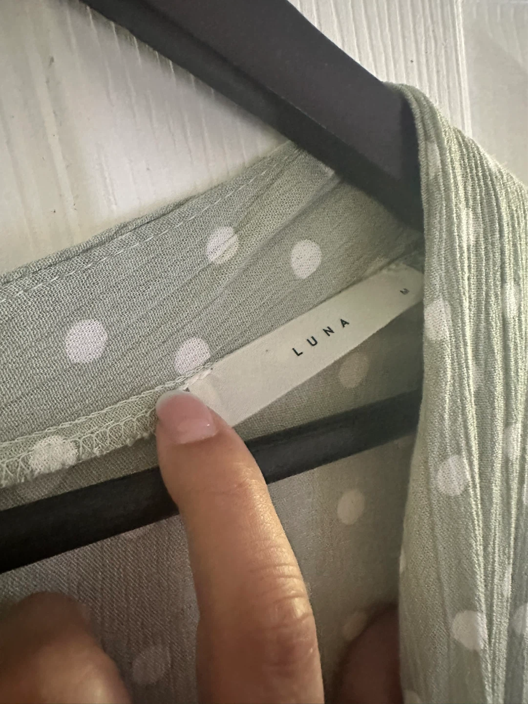 Luna Polka Dot Maxi Dress Size M - photo 3