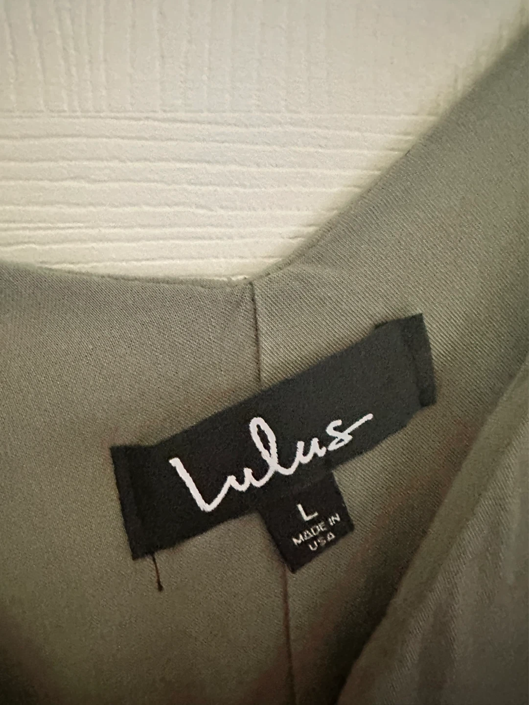 Lulus Olive Green Slip Maxi Dress Size L - photo 3