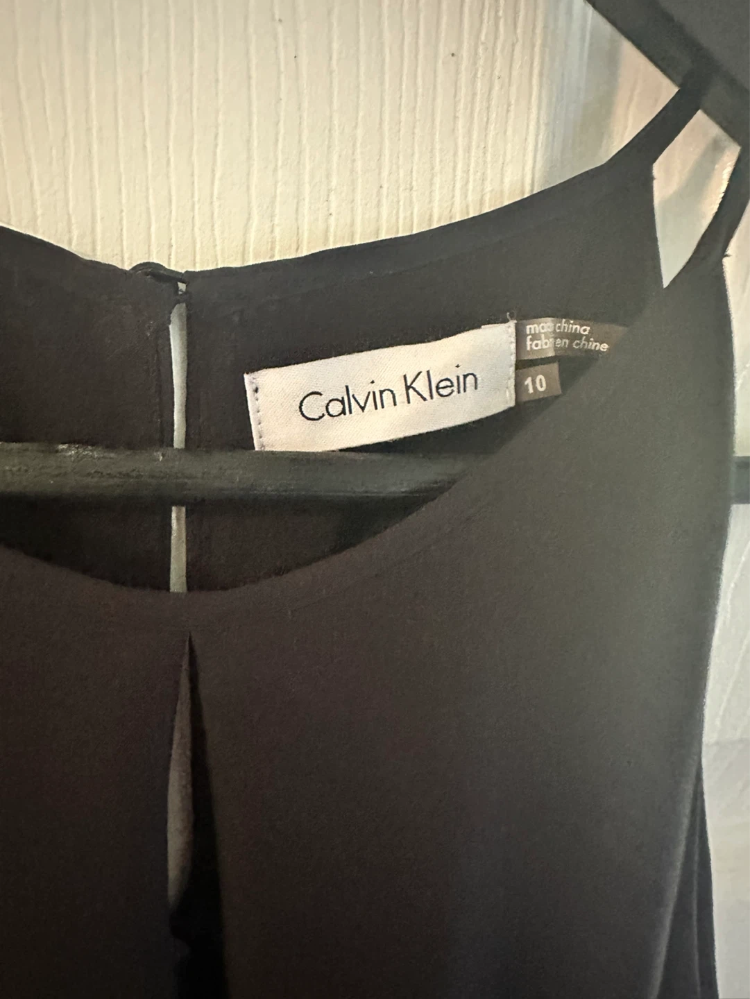 Calvin Klein Black Neck Short Overall Size 10 - photo 3