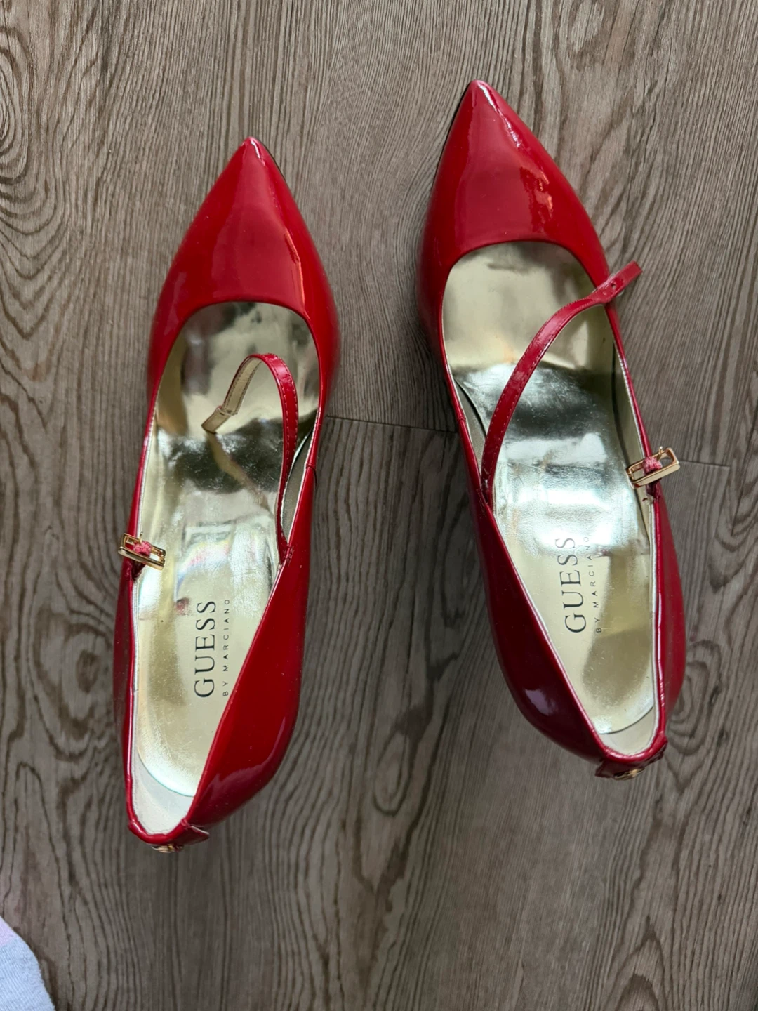 GUESS by Marciano Red Patent Heels - Size 8.5
