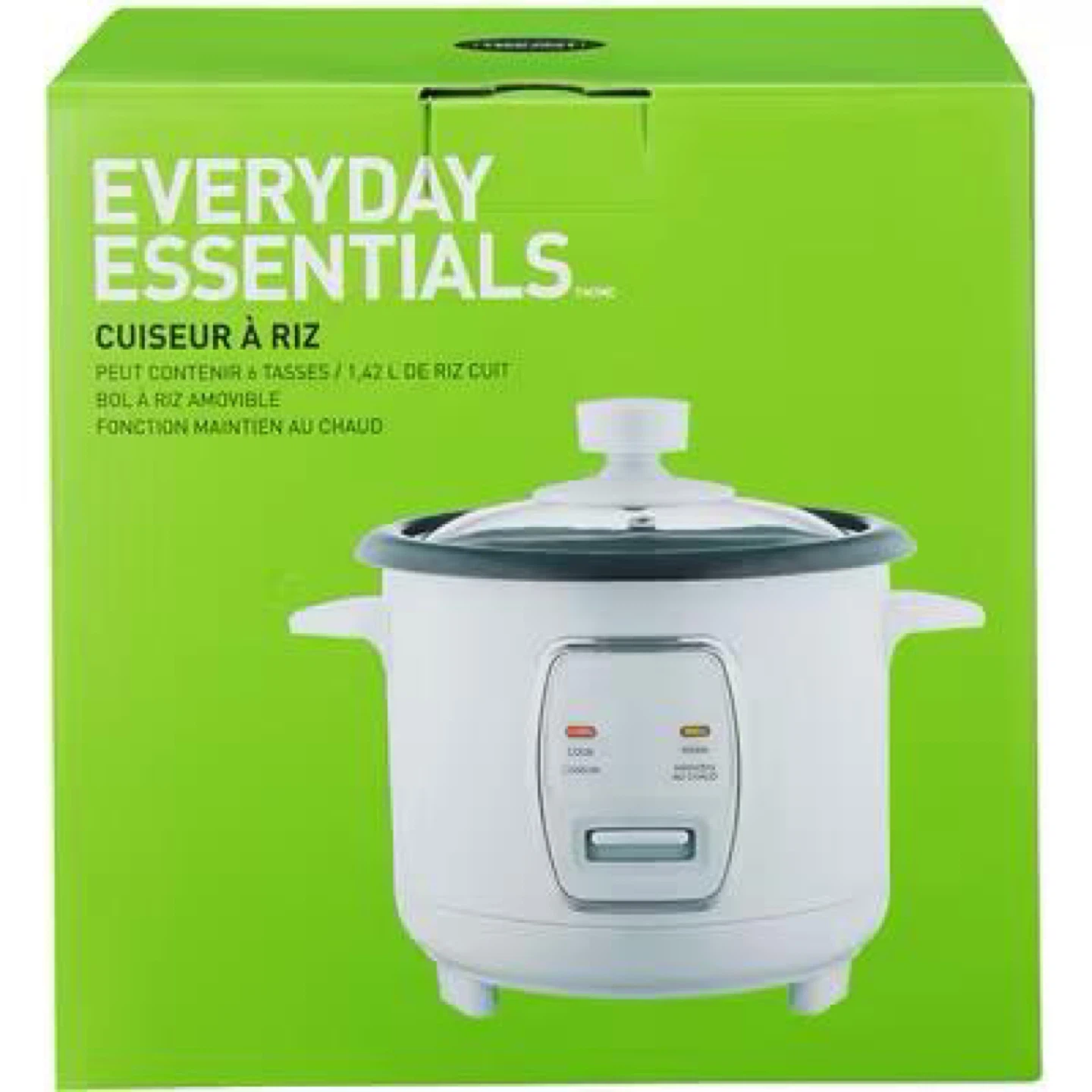 Everyday Essentials 6-Cup Rice Cooker with Steamer - photo 3