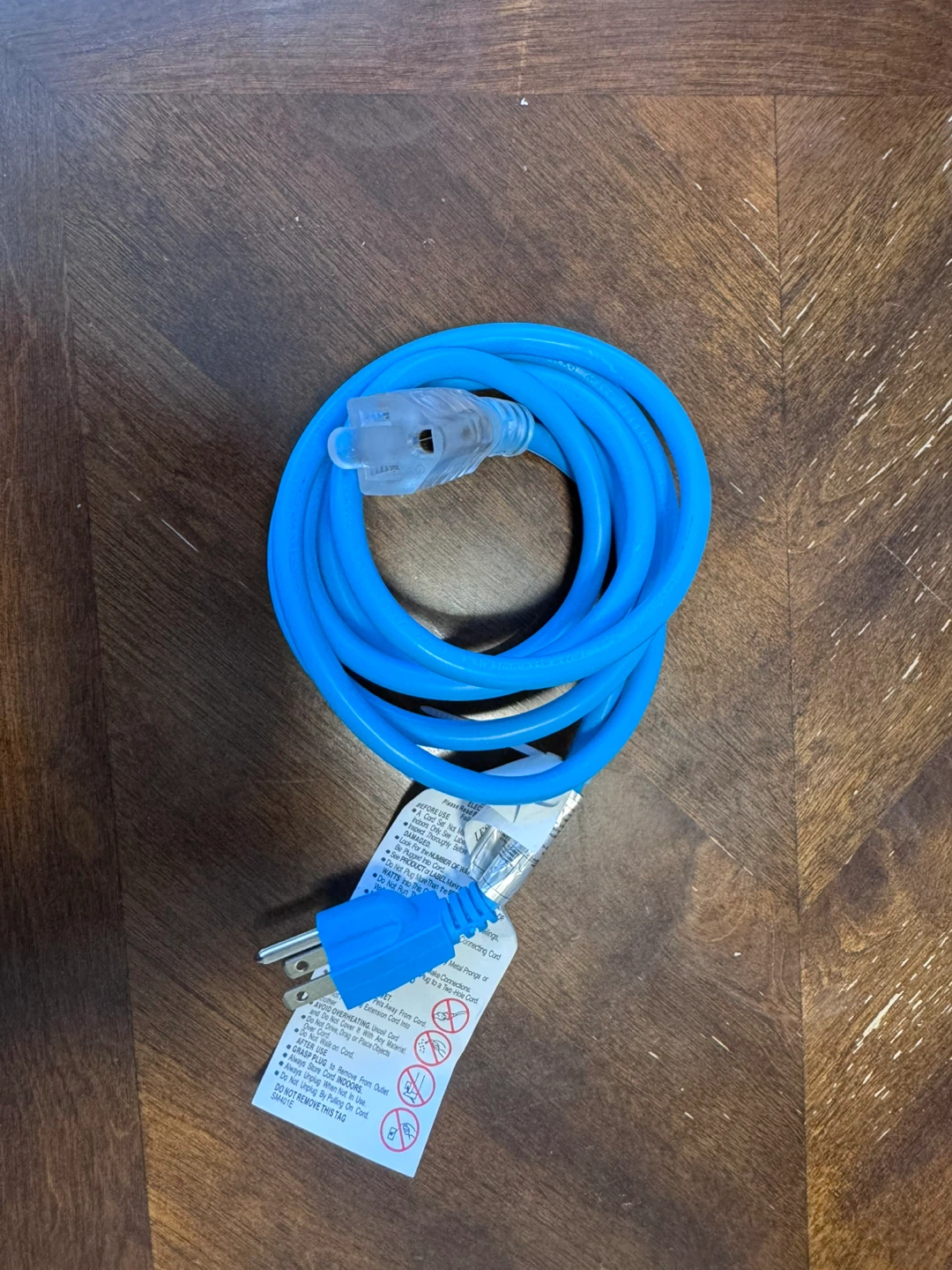Bright Blue Extension Cord - photo 3