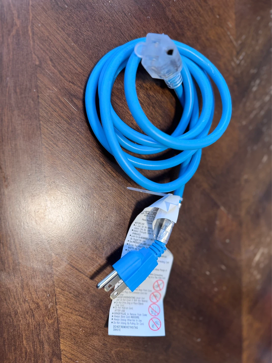 Bright Blue Extension Cord - photo 2