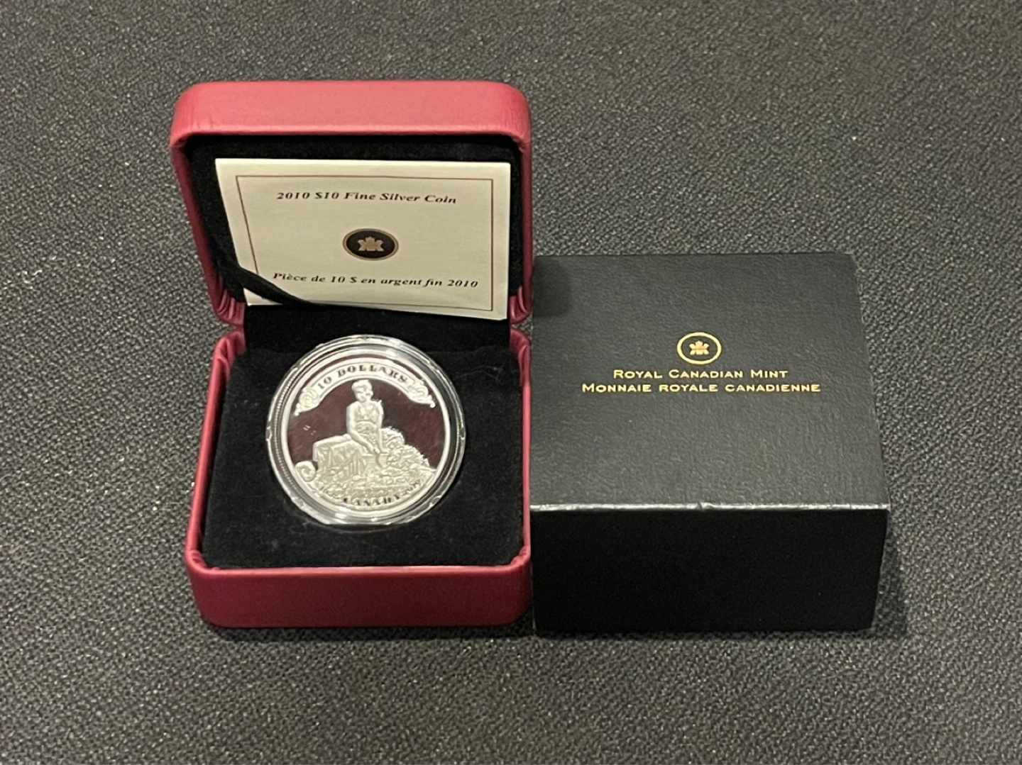 2010 $10 Fine Silver Coin - 1935 $10 Allegory