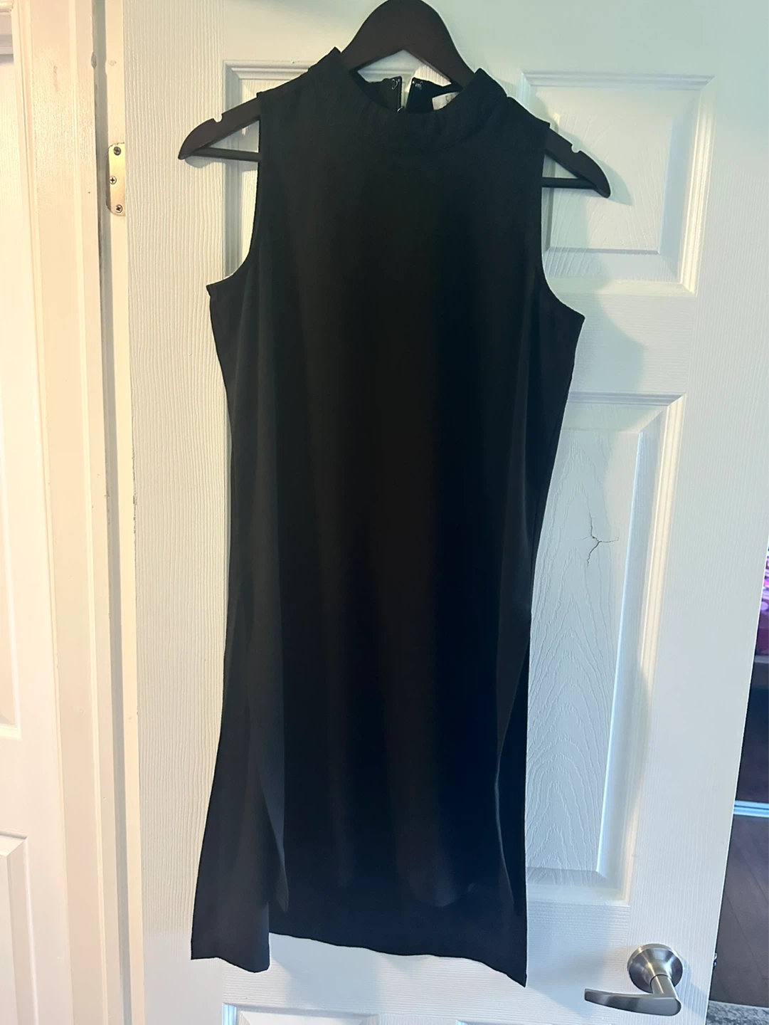 SPELL Black Sleeveless Mock Neck Dress