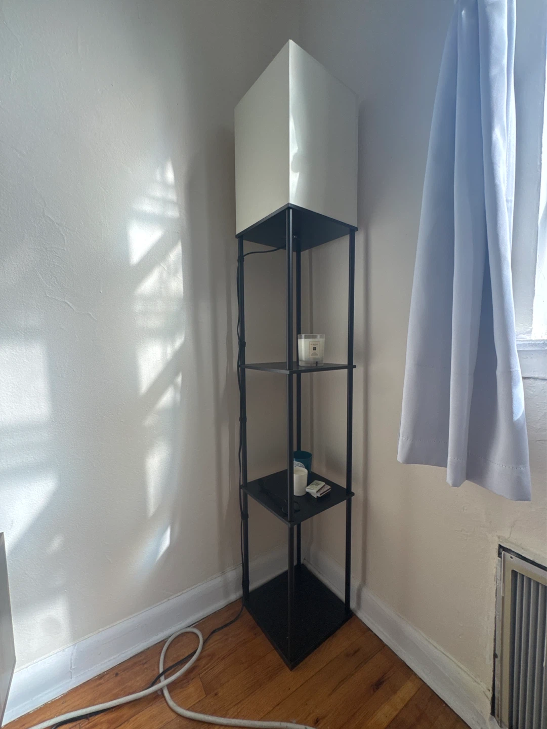 Floor Lamp with Shelves