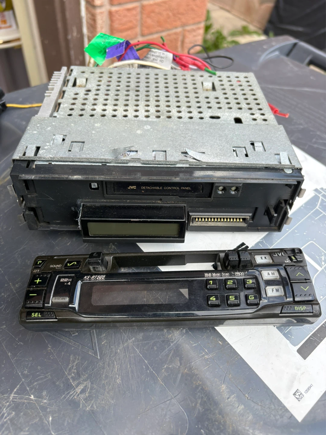 JVC KS-RT505 Cassette Car Receiver