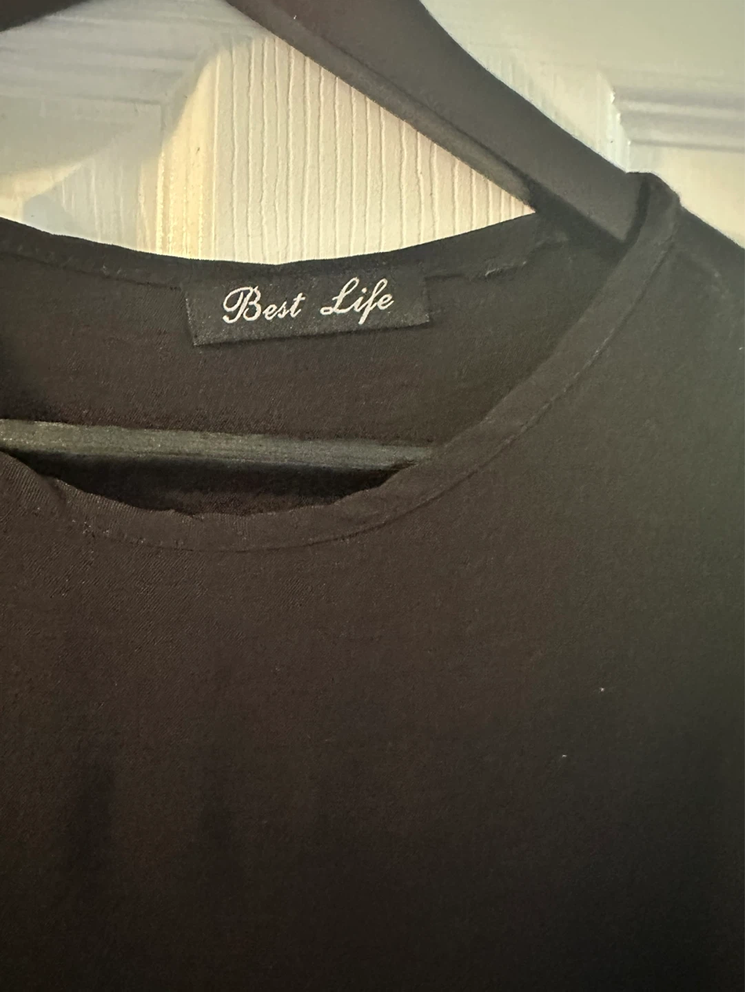 Best Life Black Oversized Tunic Shirt - photo 2