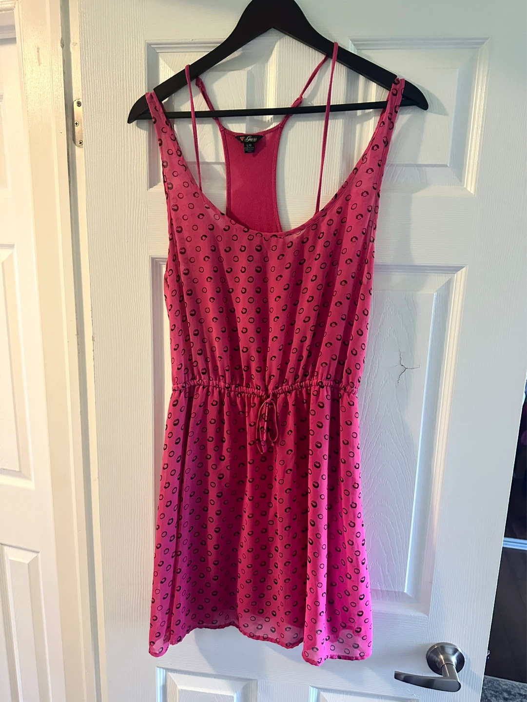 Guess Pink Dot Dress