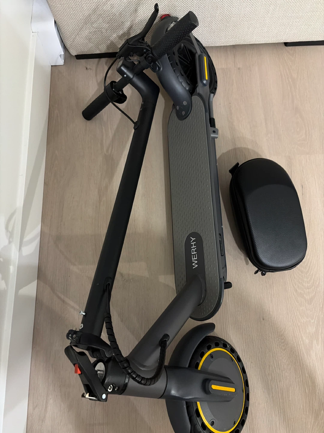 WERHY Electric Scooter with Charger and Lock