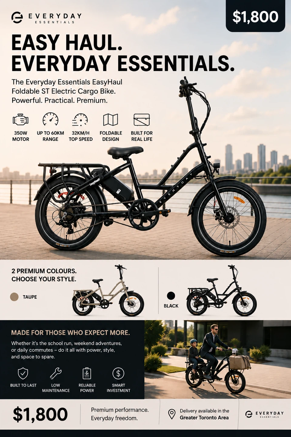 Everyday Essentials EasyHaul ST Electric Cargo Bike - photo 2