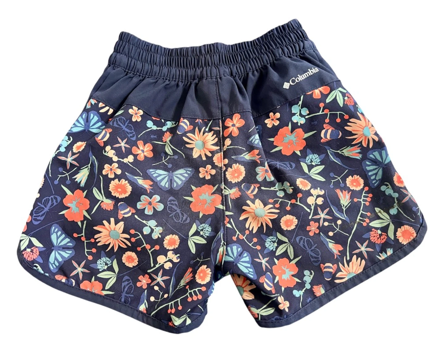Columbia Girls Floral Board Shorts Size 4T – Like New - photo 2