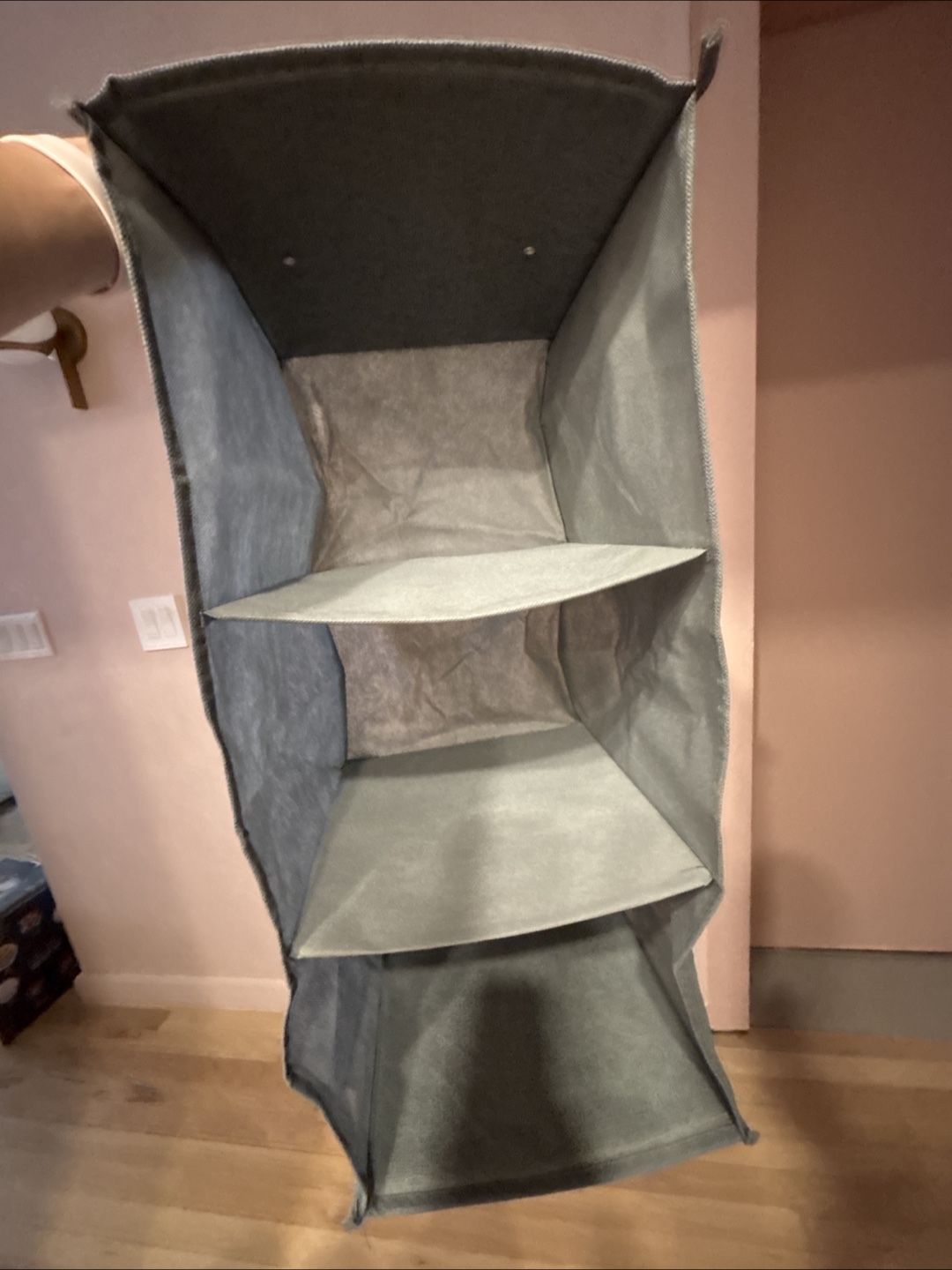 4 Hanging Closet Organizers with 3 Shelves