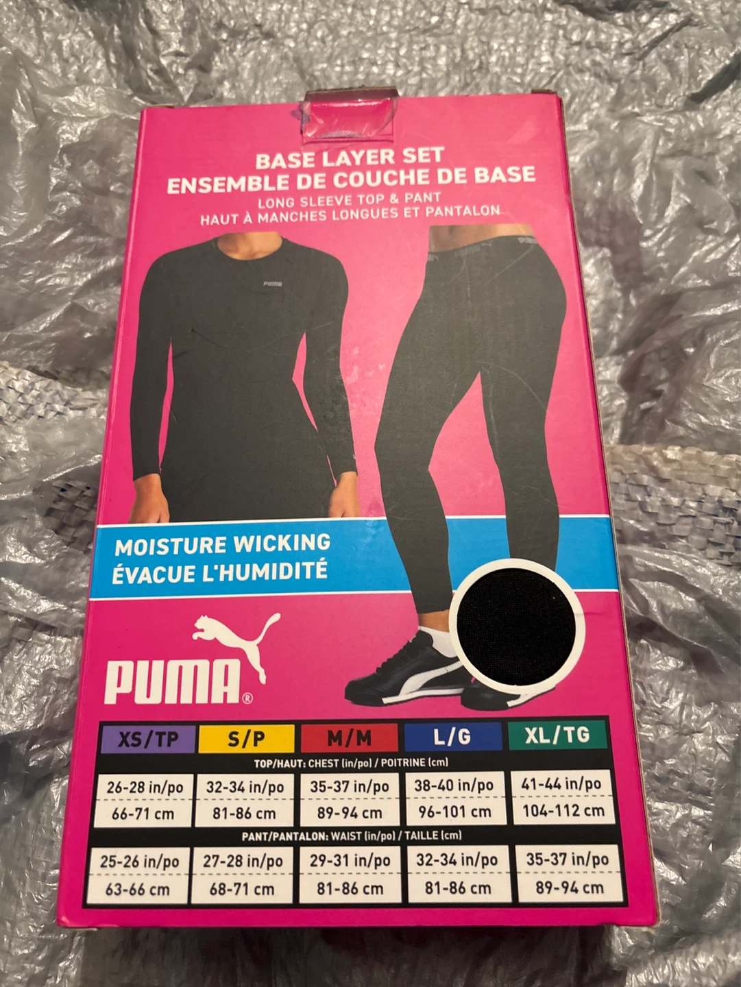 Puma Base Layer Set - Long Sleeve Top & Pant - XL/TG - photo 2