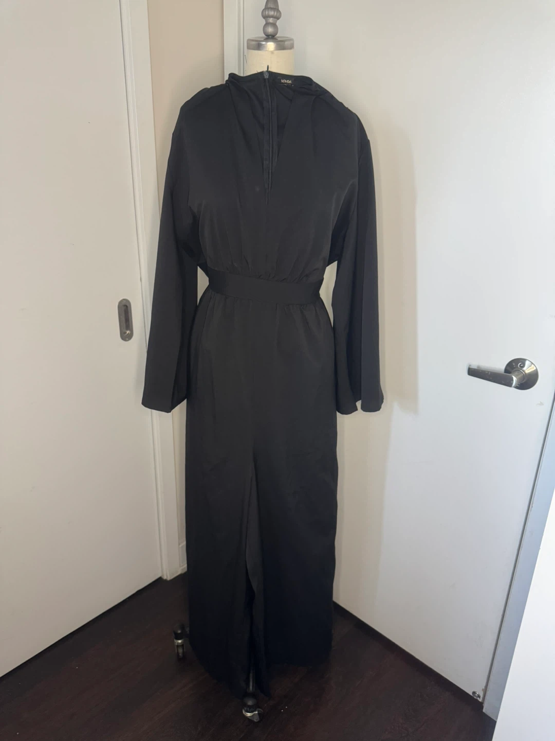 Ladies Brand New V Neck Black Zip Up Jumpsuit - New - photo 3