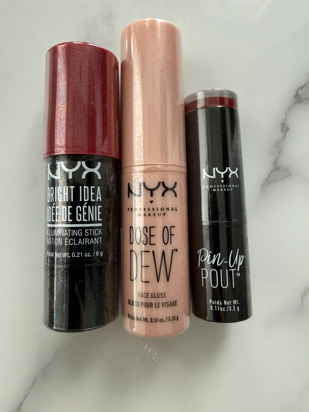 Sealed retired NYX items