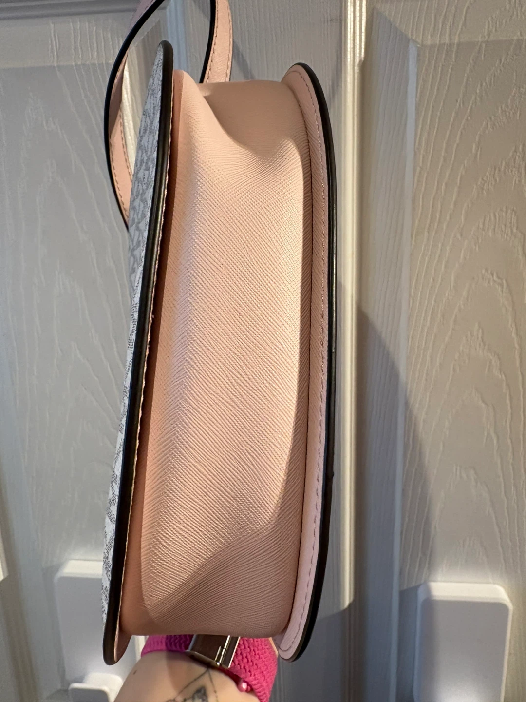 Michael Kors MK Signature Logo Pink Crossbody Bag - photo 5