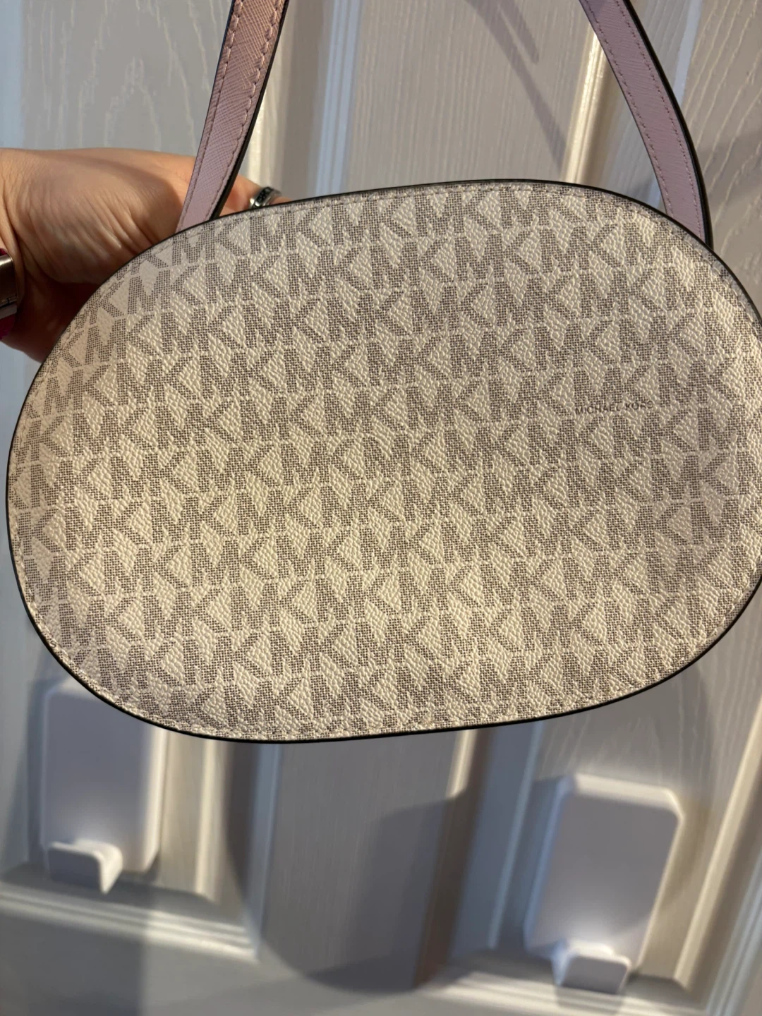 Michael Kors MK Signature Logo Pink Crossbody Bag - photo 4