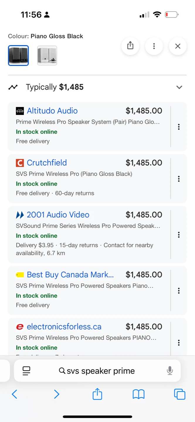 SVS Prime Wireless Pro Powered Speakers Piano Gloss Black - photo 4