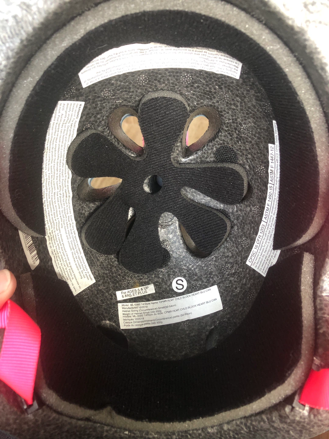 Kids Bike Helmet Size S - photo 3