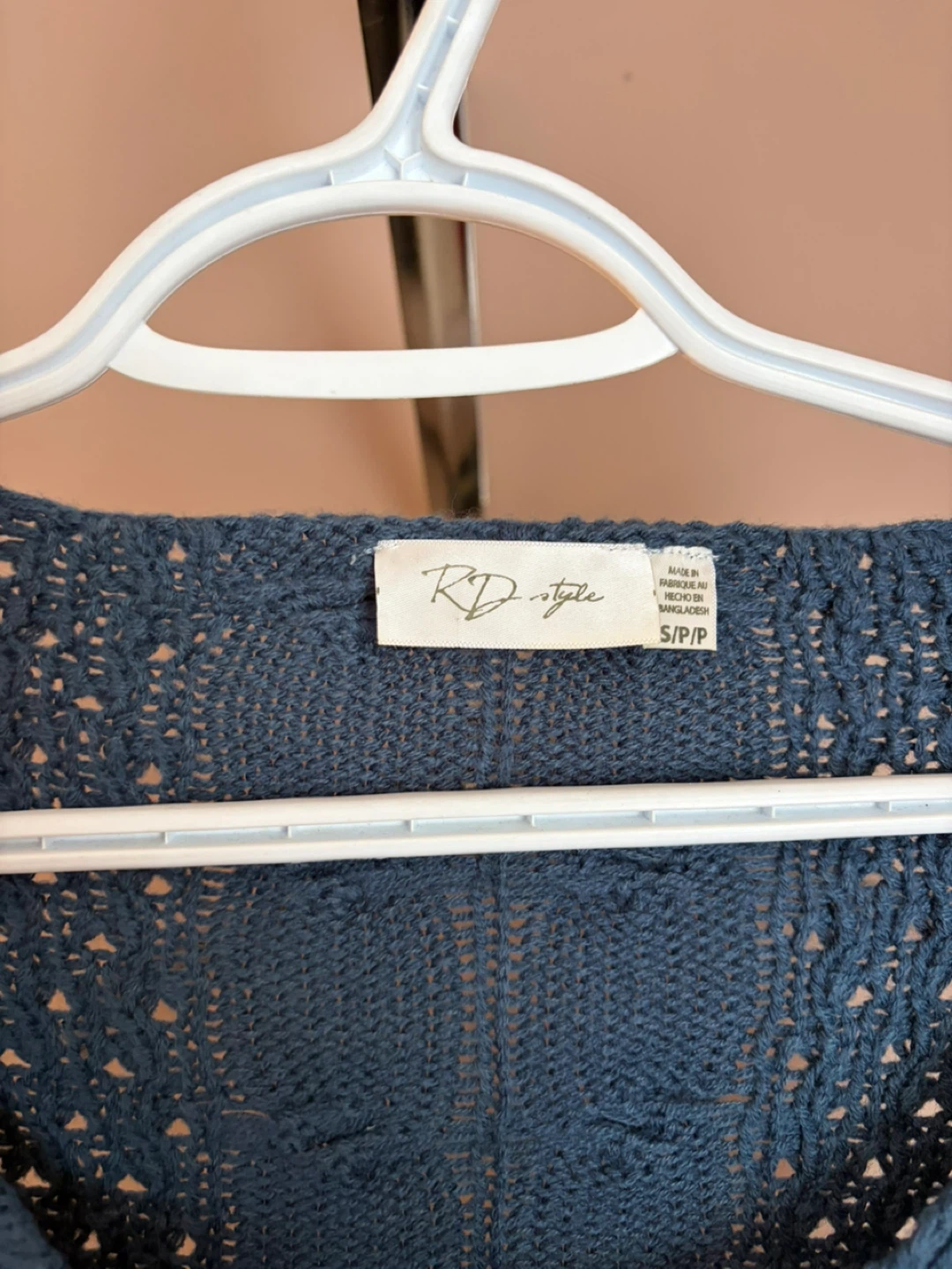 RD Style Blue Knit Sweater S/P - photo 2
