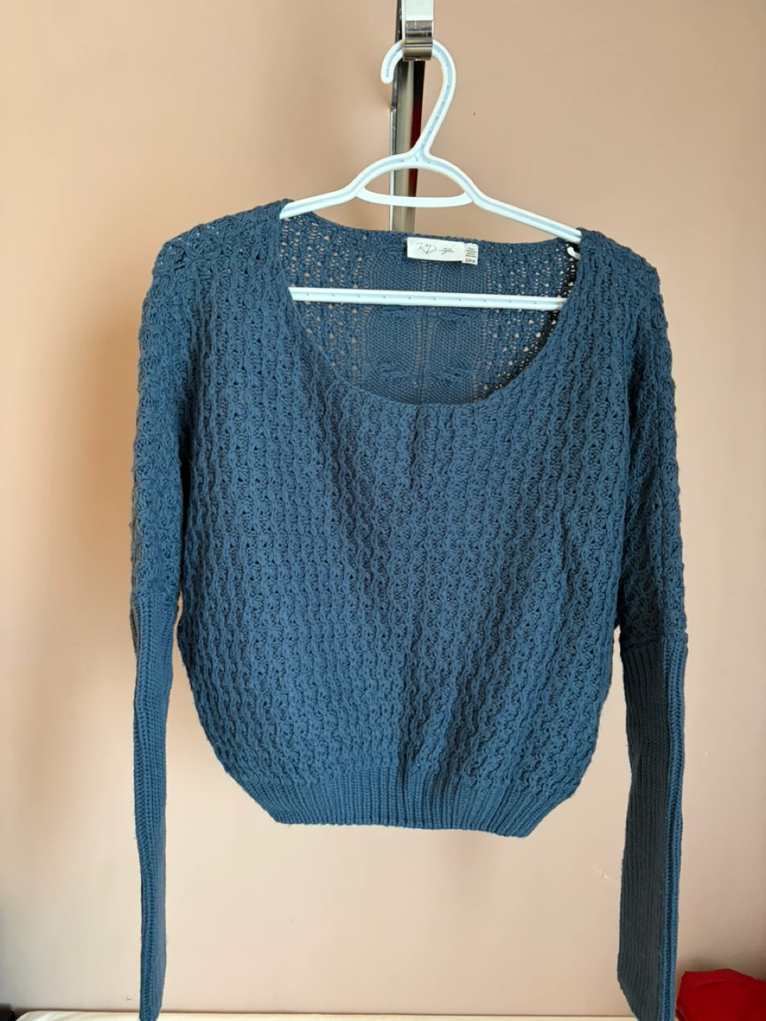 RD Style Blue Knit Sweater S/P